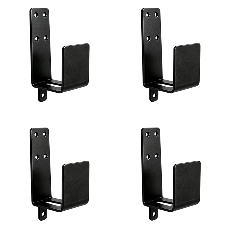 Home Security Bars - A02F-Black U-Shaped For Home Door Security