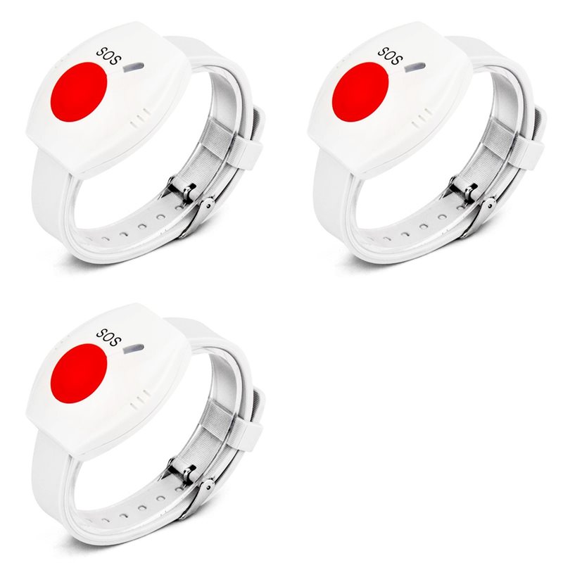 Home Security Alarm System - AA84 3X Panic Button RF 315Mhz
