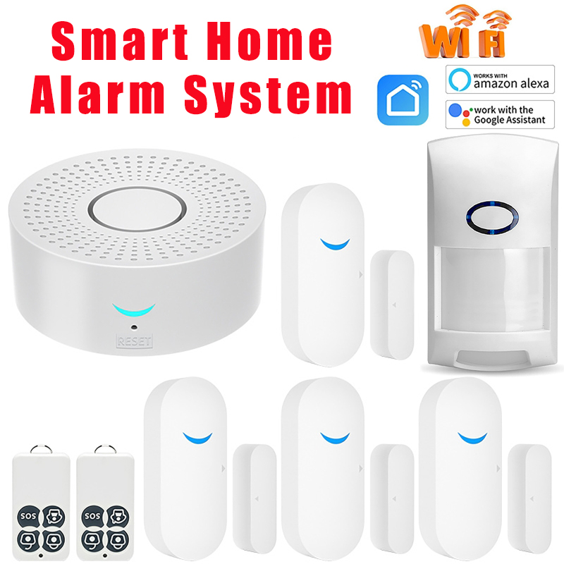 Home Security Alarm System - 433MHz Smart Home Tuya WiFi Door