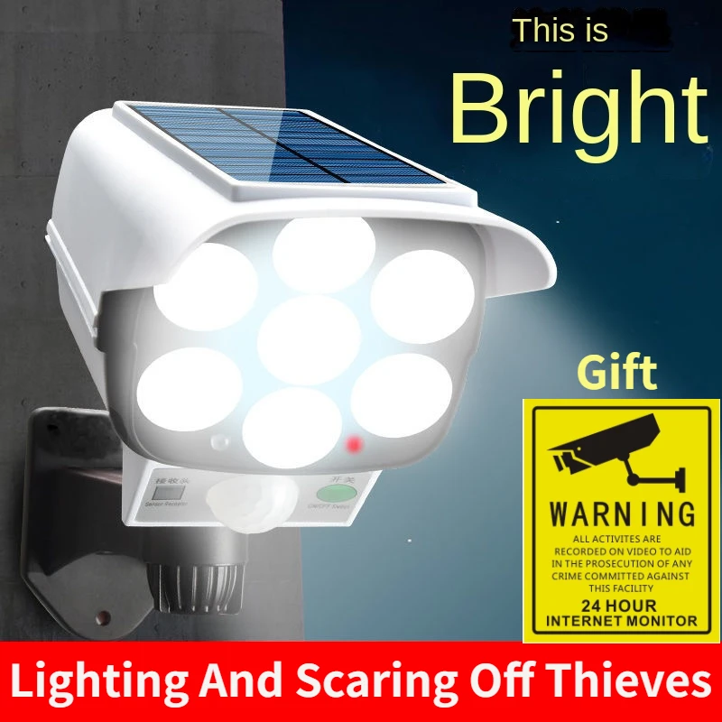 Home Security Lights - Outdoor Solar Light Motion Sensor Security