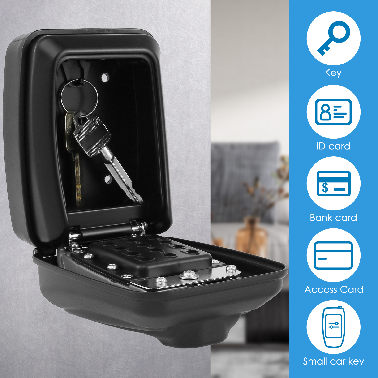 Key Lock Box Wall-Mount Secret - огляд і ціна Home Security News