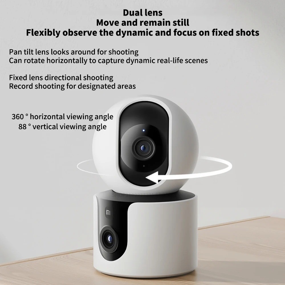 Xiaomi C300 Smart Camera Dual  - огляд і ціна Home Security Camera Xiaomi