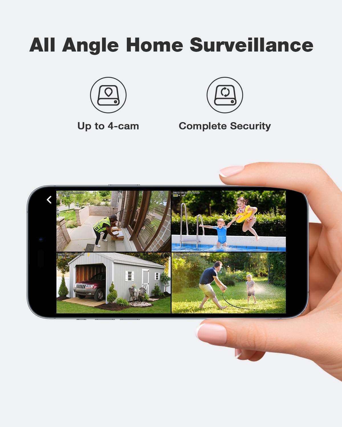 Wireless Outdoor Solar-Powered - огляд і ціна Home Security No Monthly Fee