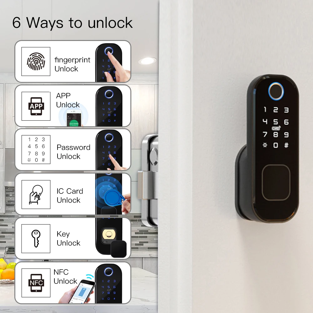 MOES WiFi Tuya Smart Lock Door - огляд і ціна Home Security Packages
