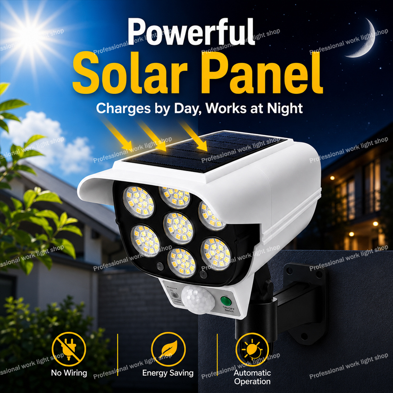 77 LED Solar Dummy Security Ca - огляд і ціна Home Yard Security Cameras