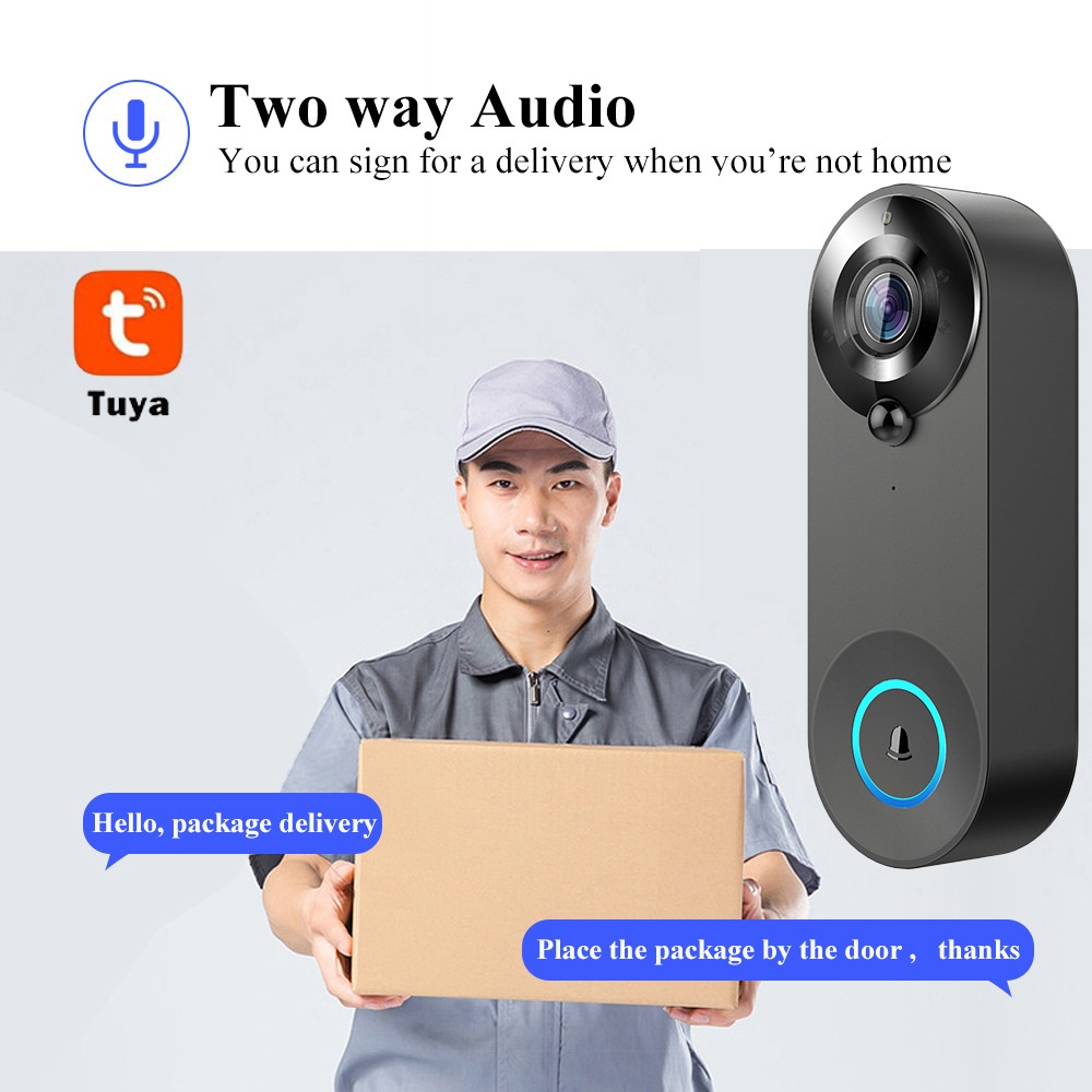 Tuya 1080P Wireless WIFI Doorb - огляд і ціна Home Security News