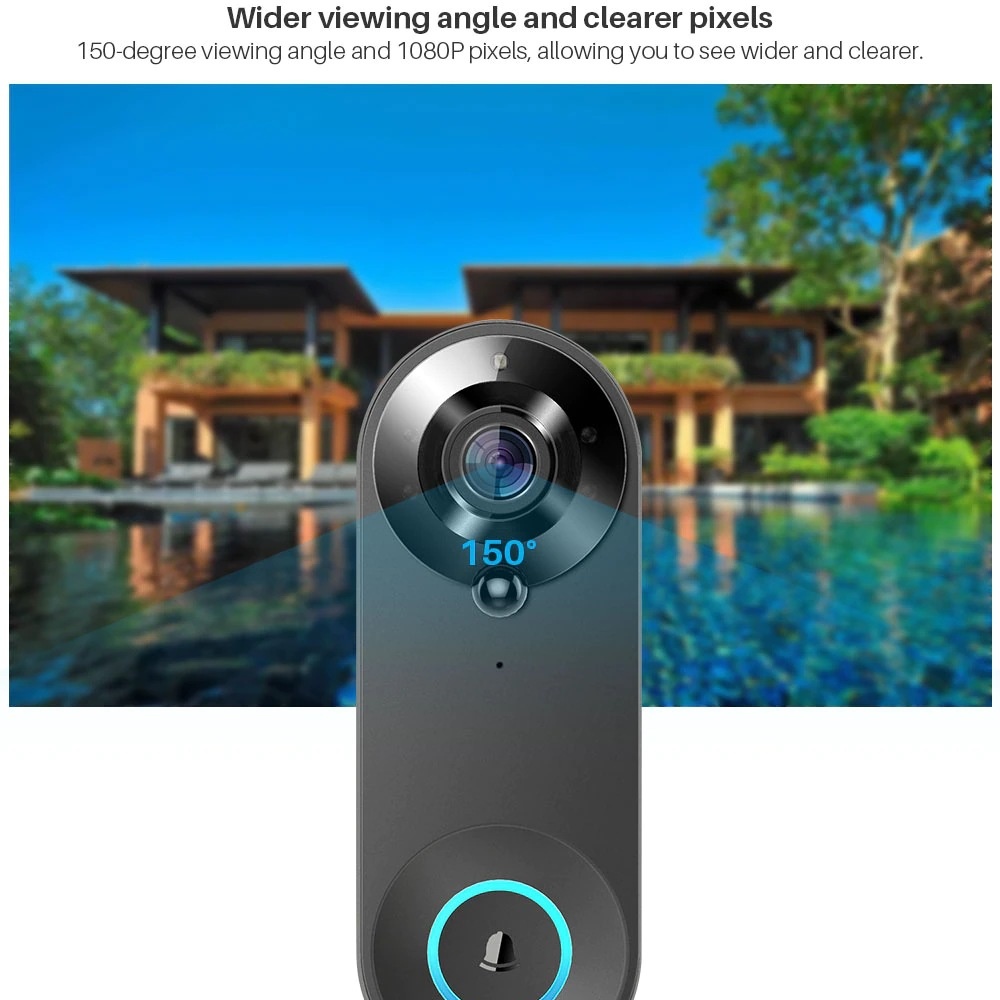Tuya 1080P Wireless WIFI Doorb - огляд і ціна Home Security News