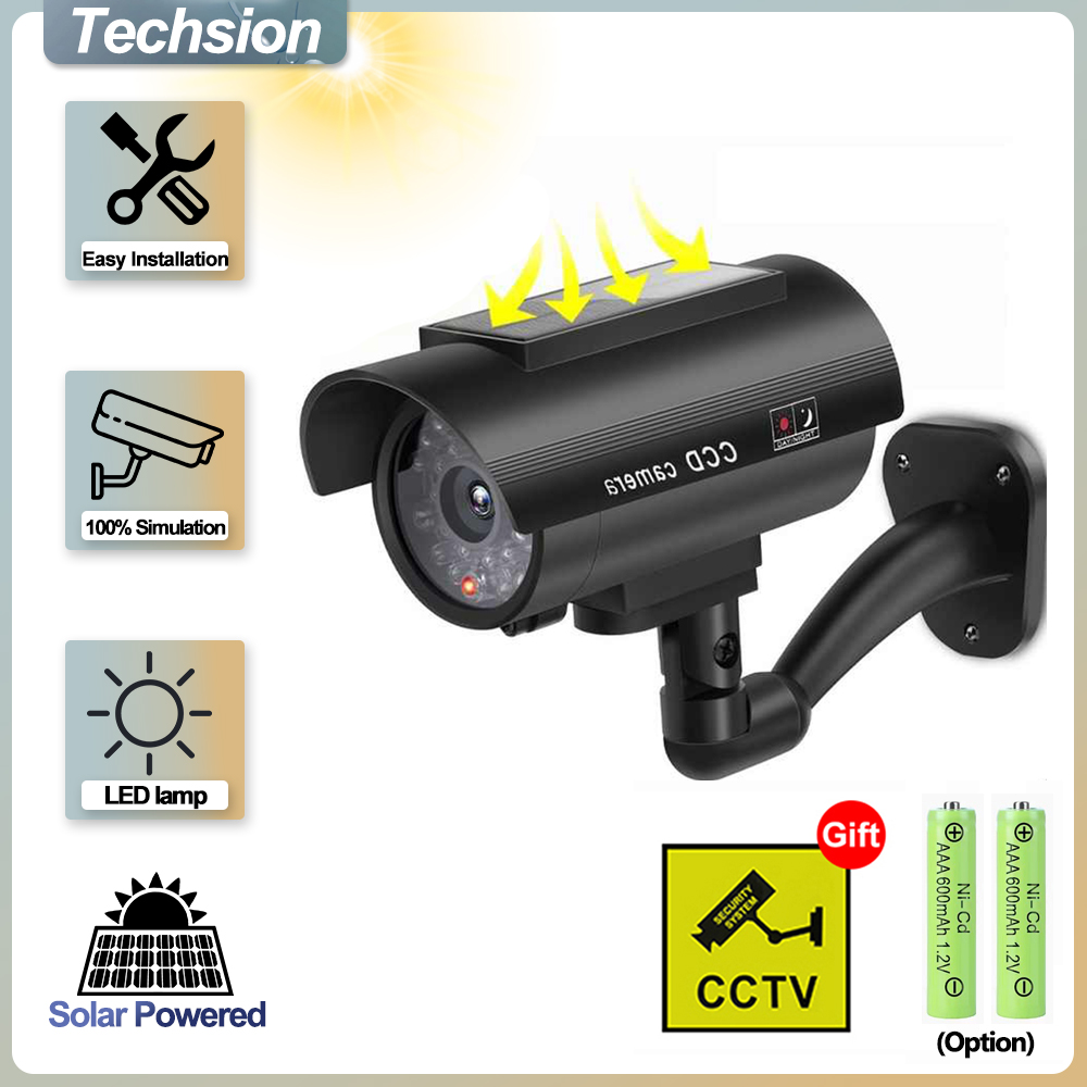 Solar Panel Dummy Surveillance - огляд і ціна Home Security Lights