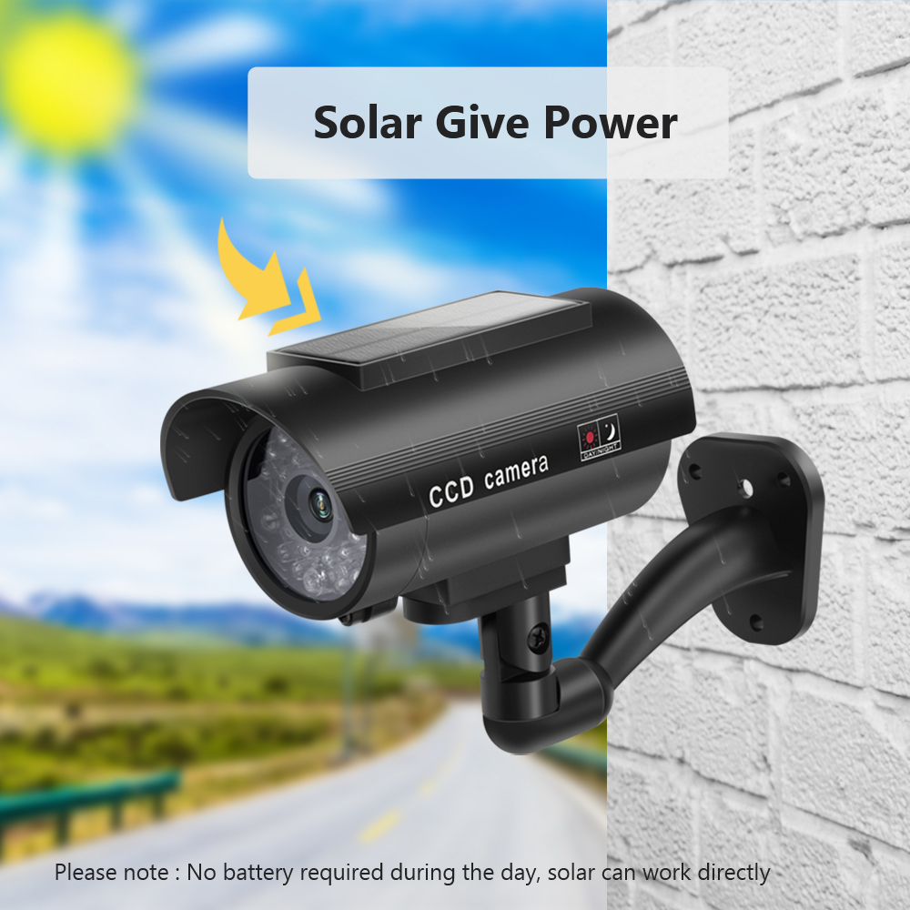 Solar Panel Dummy Surveillance - огляд і ціна Home Security Lights