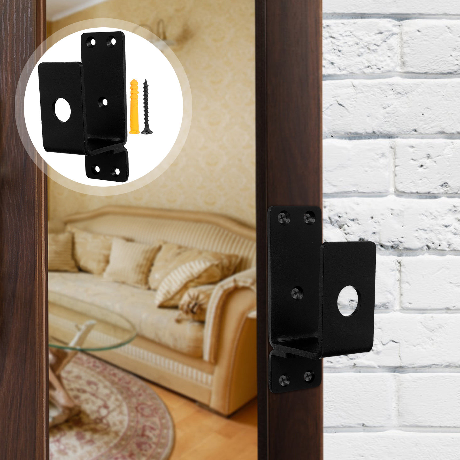 1Set Heavy Duty Door Barricade - огляд і ціна Home Security Bars