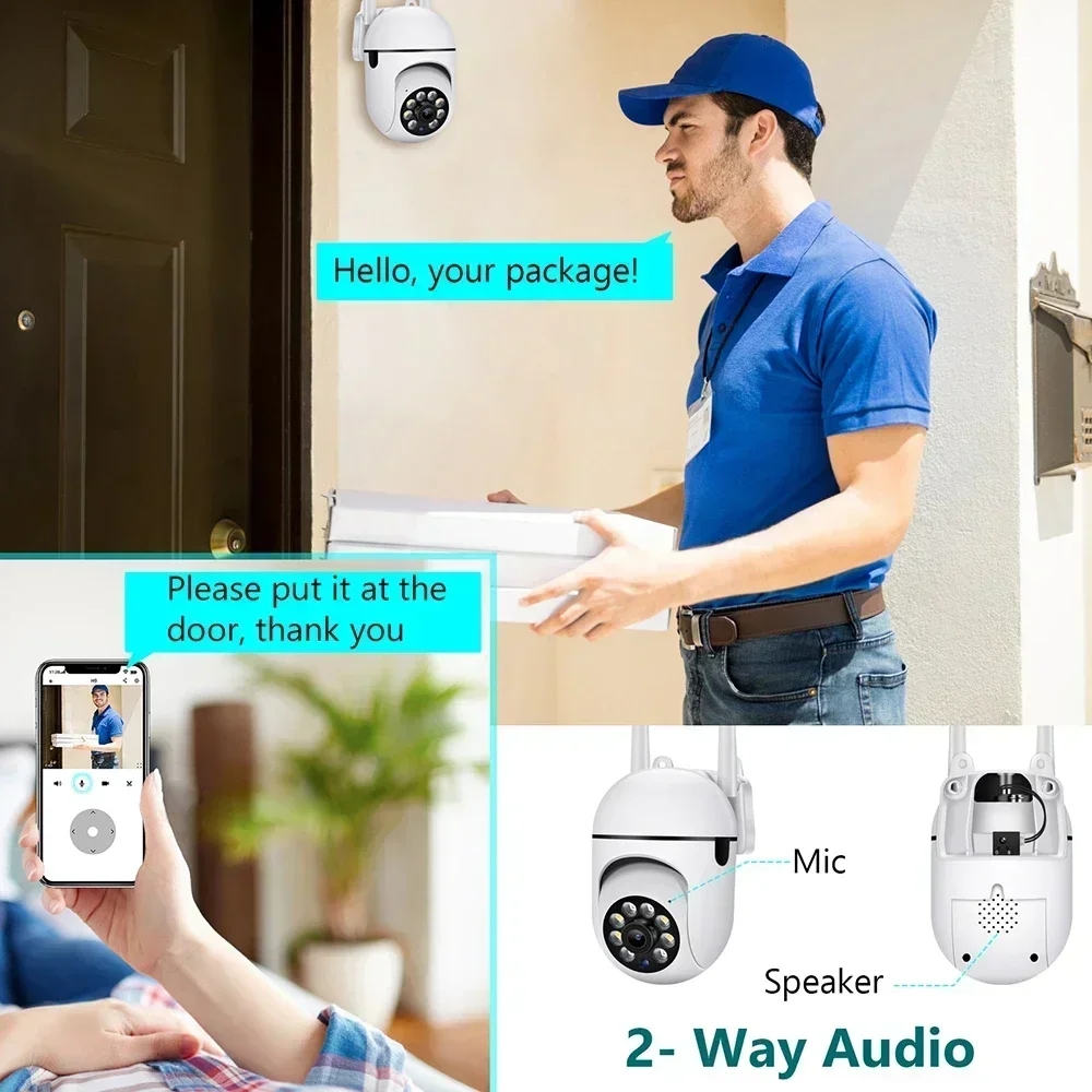 Mini 5MP HD WiFi Outdoor Secur - огляд і ціна Home Yard Security Cameras