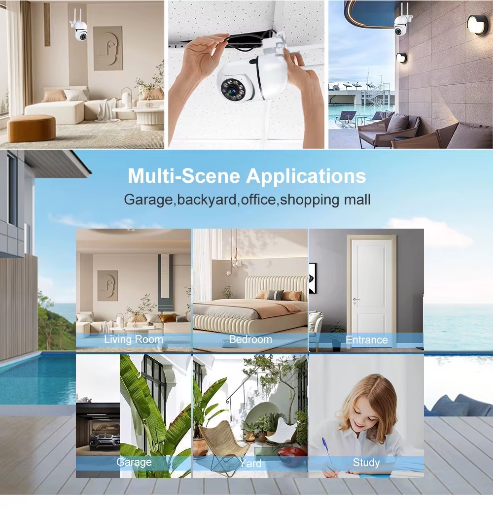 Mini 5MP HD WiFi Outdoor Secur - огляд і ціна Home Yard Security Cameras