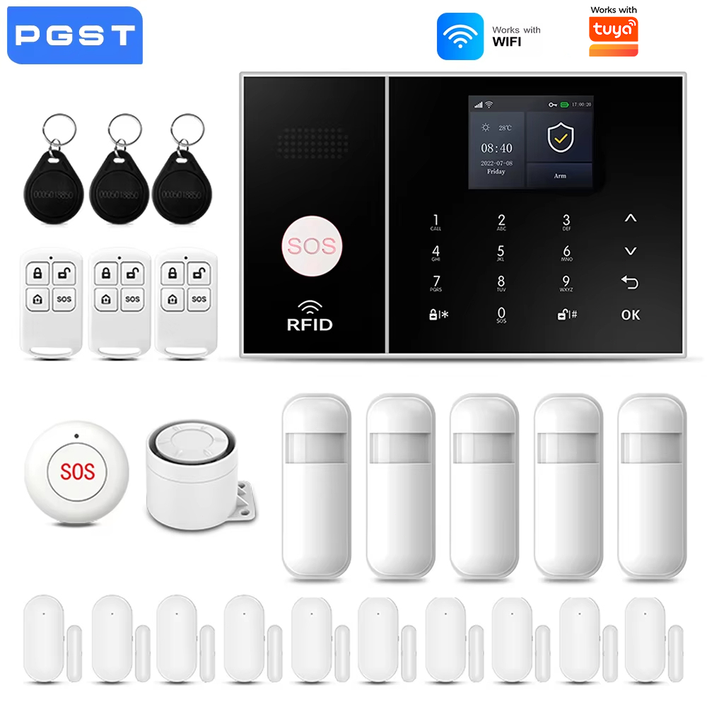 Wireless Alarm System 2.4GWiFi - огляд і ціна Home Security No Monthly Fee