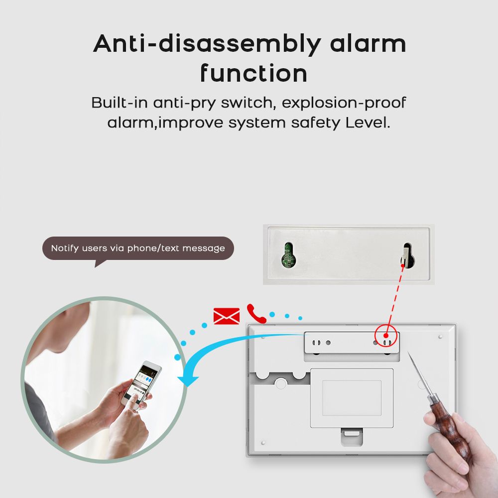 Wireless Alarm System 2.4GWiFi - огляд і ціна Home Security No Monthly Fee