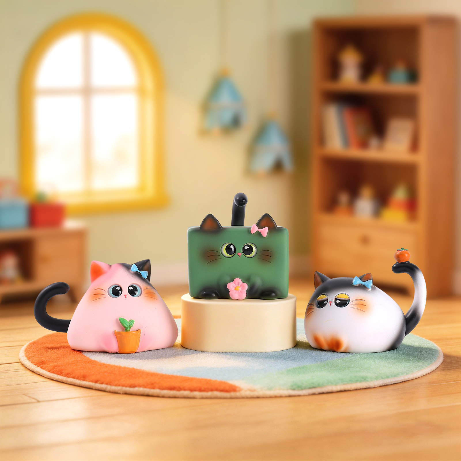 Blind Box Cat Figurine Resin C - огляд і ціна Home Security Packages