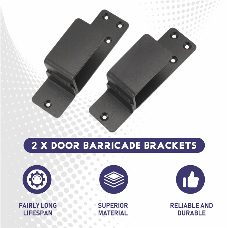 AT13 Door Barricade Brackets,2 - огляд і ціна Home Security Bars