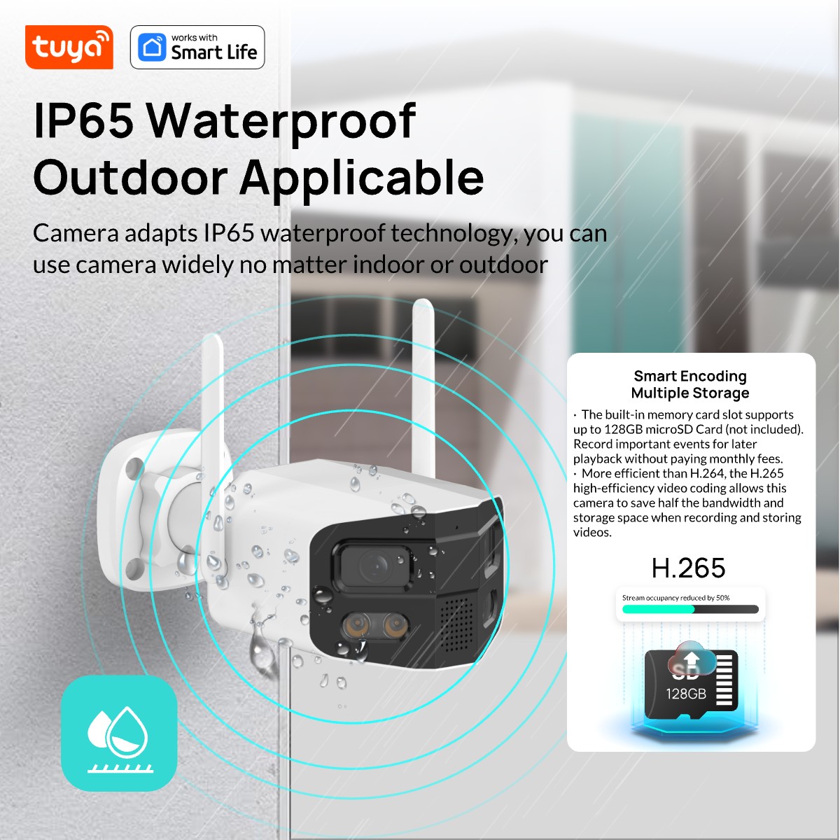 Tuya Smart 4MP 2.5K Dual-Lens  - огляд і ціна Home Security Camera Xiaomi