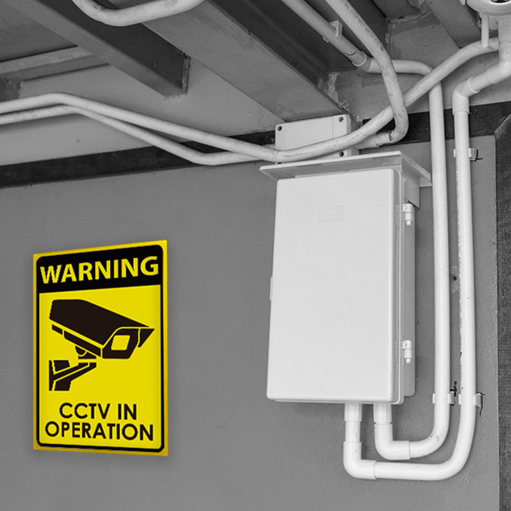 Acrylic Security Camera Warnin - огляд і ціна Home Yard Security Cameras