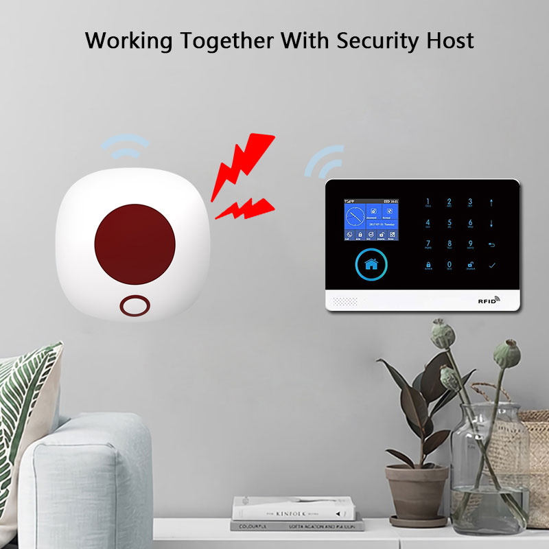 Indoor 433MHz Wireless Siren S - огляд і ціна Home Security Lights