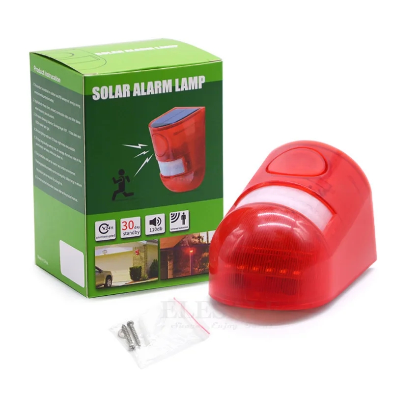 Waterproof Solar Powered Alarm - огляд і ціна Home Security Lights