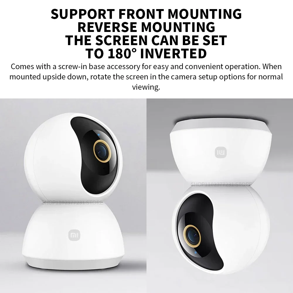 Xiaomi Smart IP Camera 2K 360° - огляд і ціна Home Security Camera Xiaomi