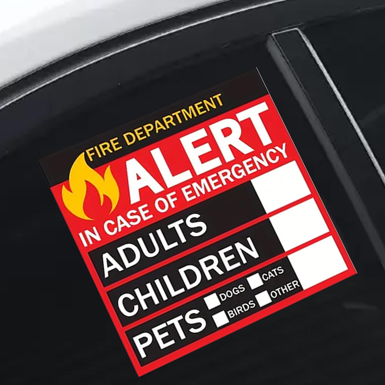 Fire Pet Alert Sticker Rain-Pr - огляд і ціна Home Security Department Us