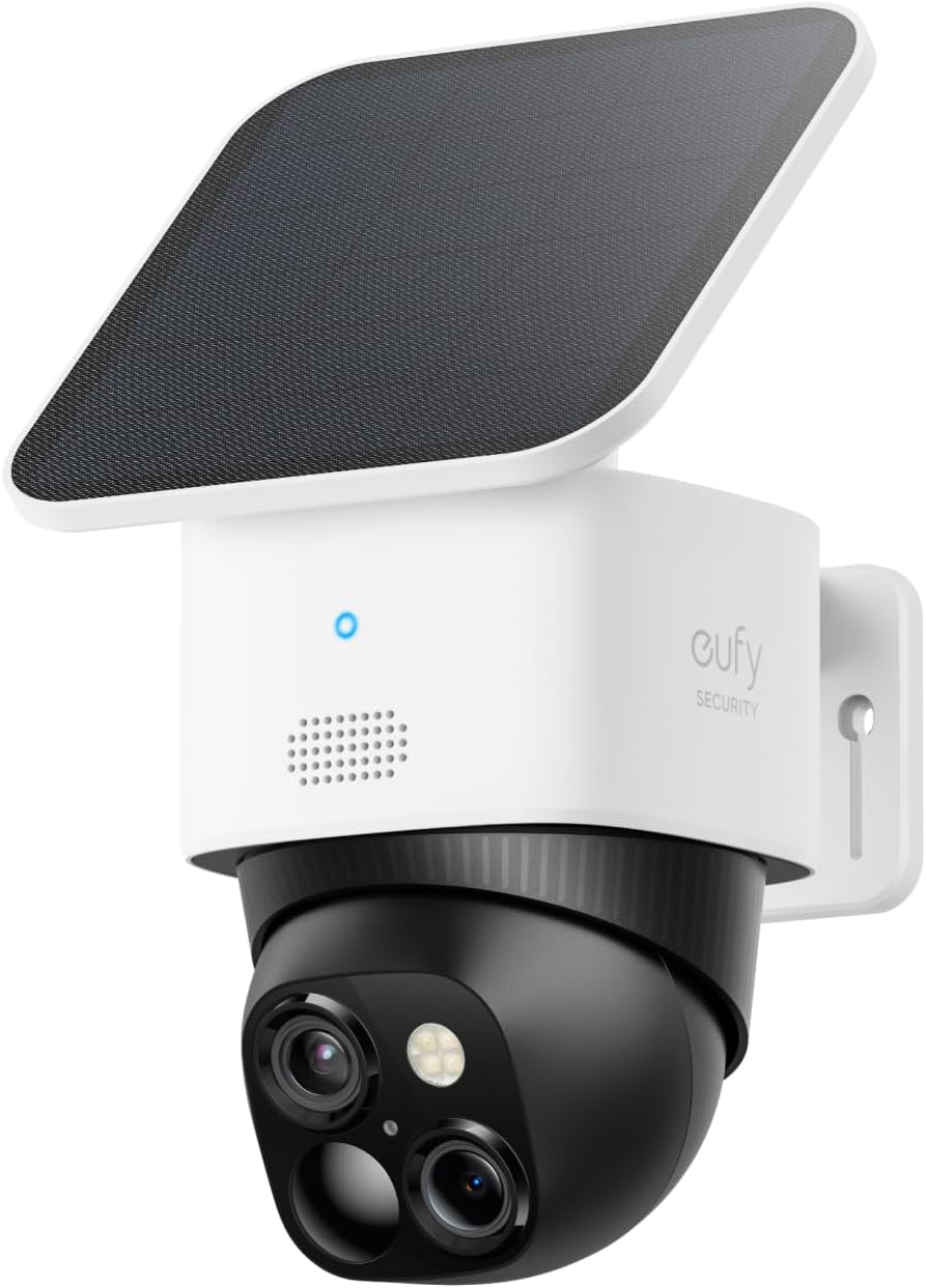 3K Dual Lens Solar Security Ca - огляд і ціна Home Security No Monthly Fee