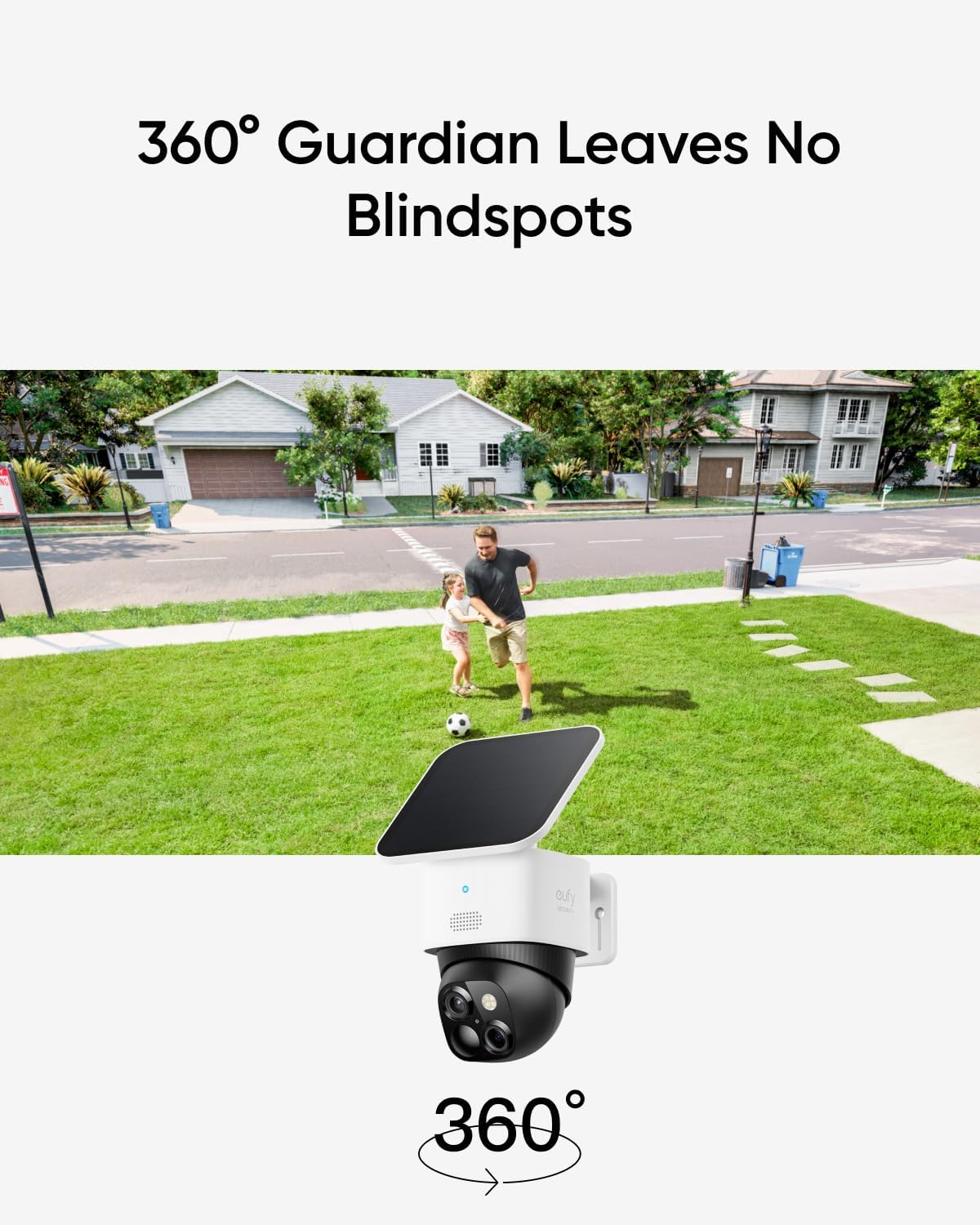 3K Dual Lens Solar Security Ca - огляд і ціна Home Security No Monthly Fee