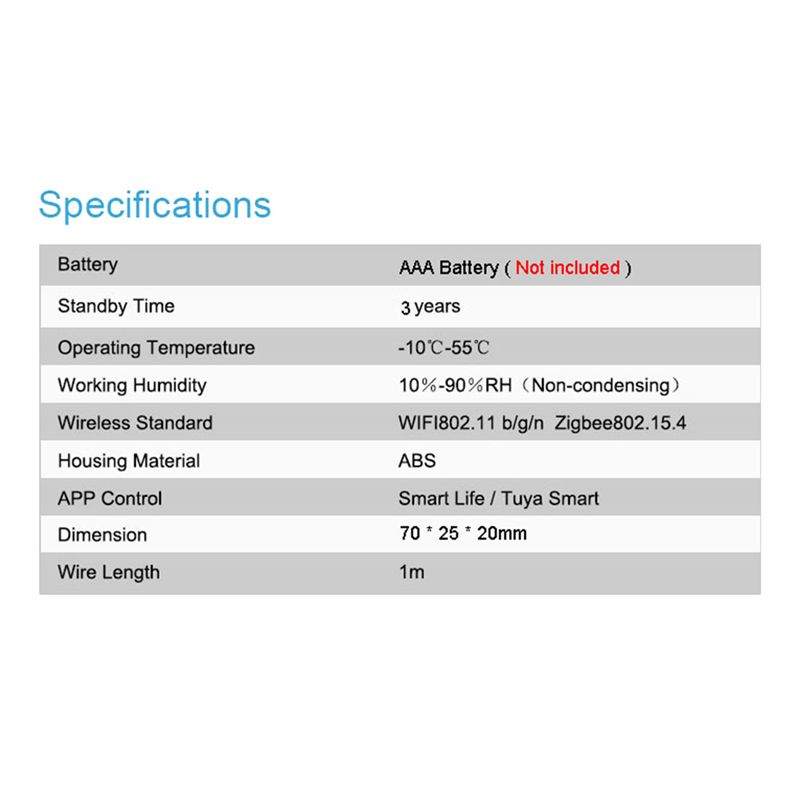 Y22A-Tuya Zigbee Water Level S - огляд і ціна Home Security Alarm System
