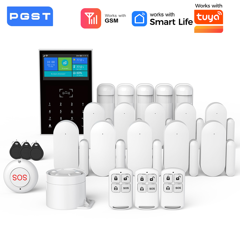 GSM WiFi Home Security Alarm S - огляд і ціна Home Security No Monthly Fee