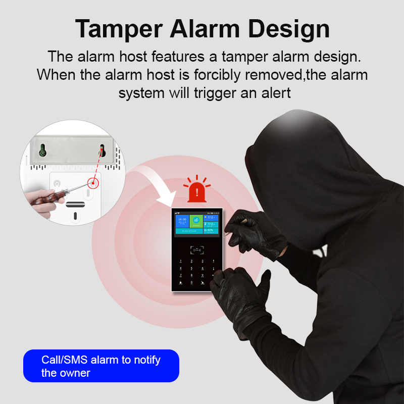 GSM WiFi Home Security Alarm S - огляд і ціна Home Security No Monthly Fee