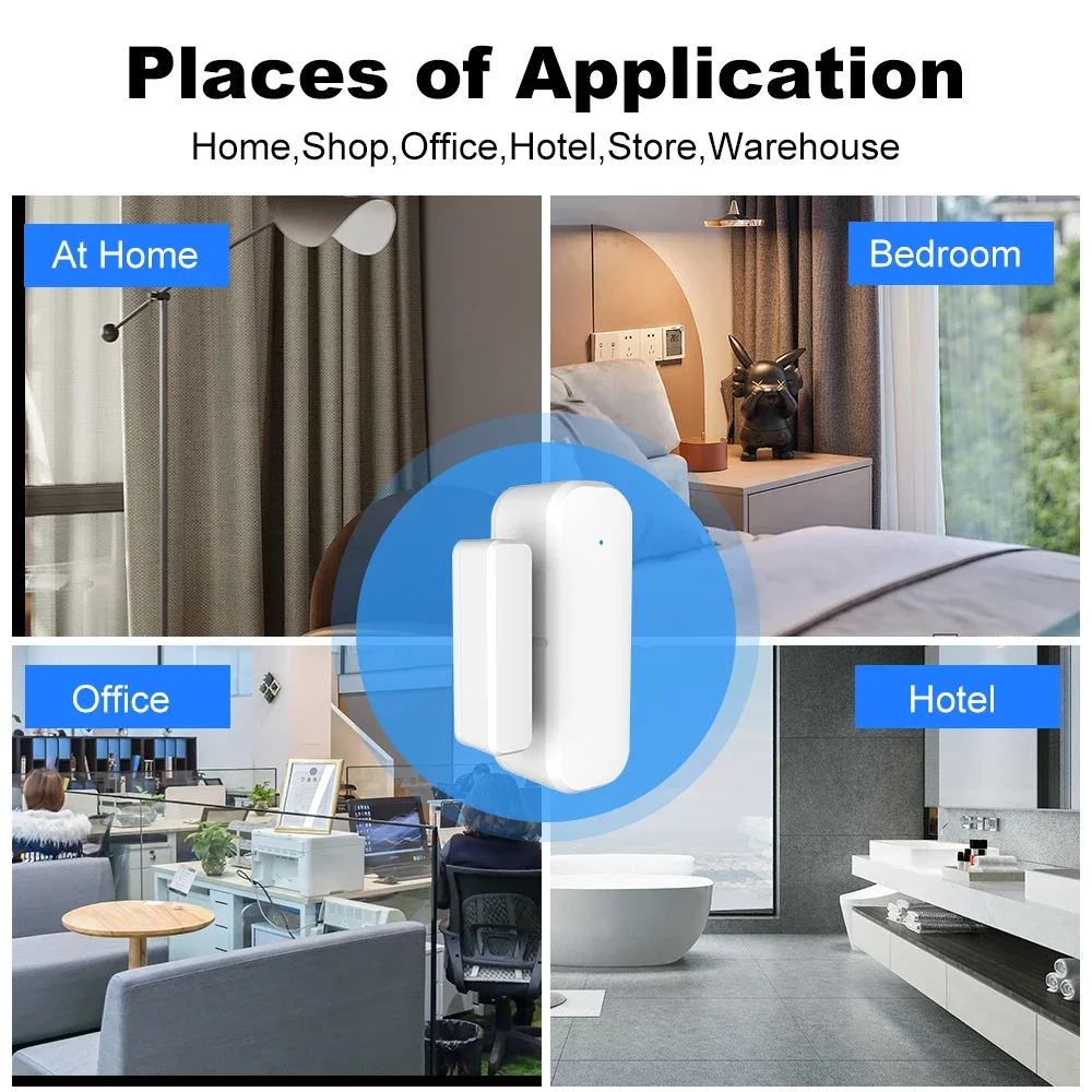 ZigBee Door Window Sensor Gate - огляд і ціна Home Security Lights