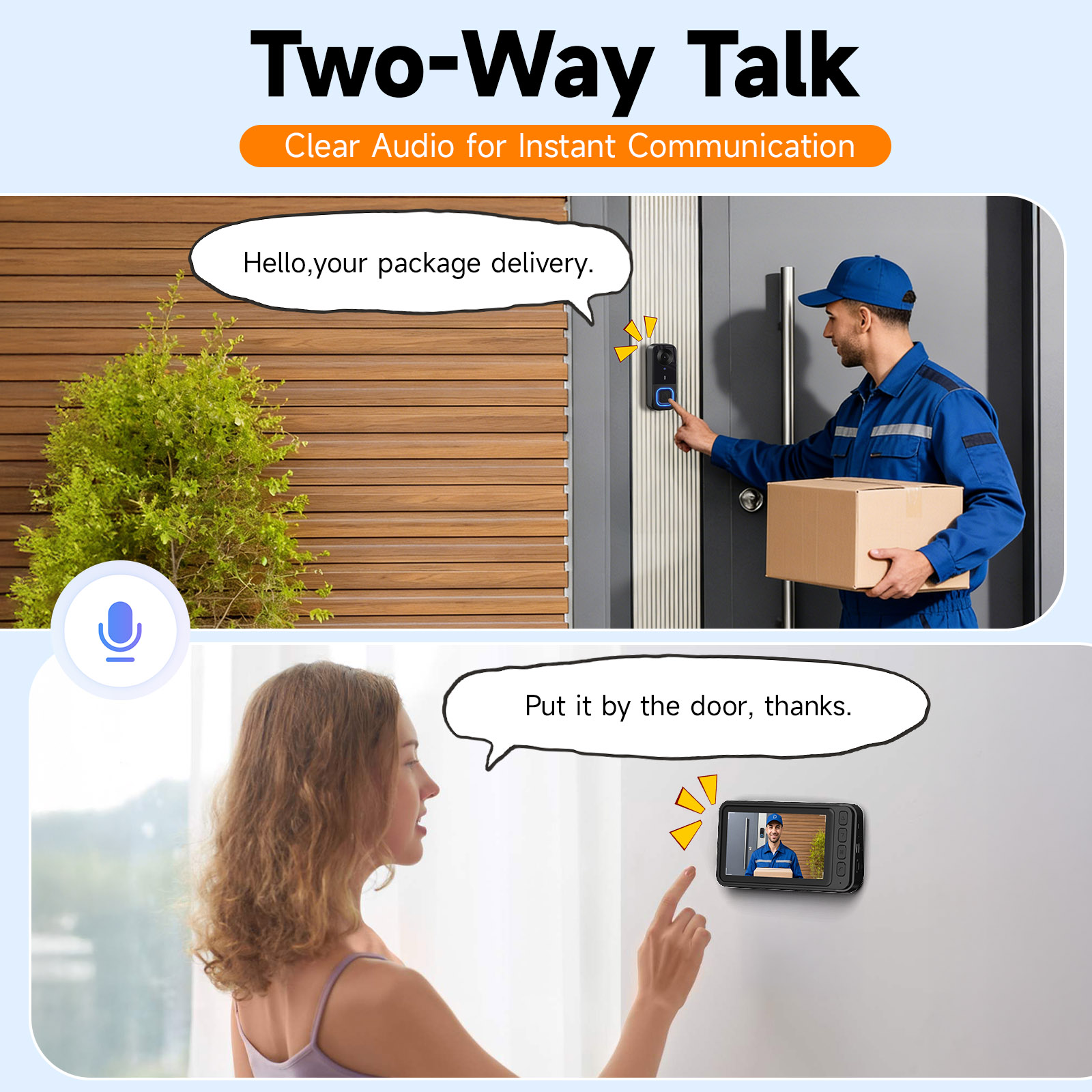 Video Doorbell HD Camera Night - огляд і ціна Home Security No Monthly Fee
