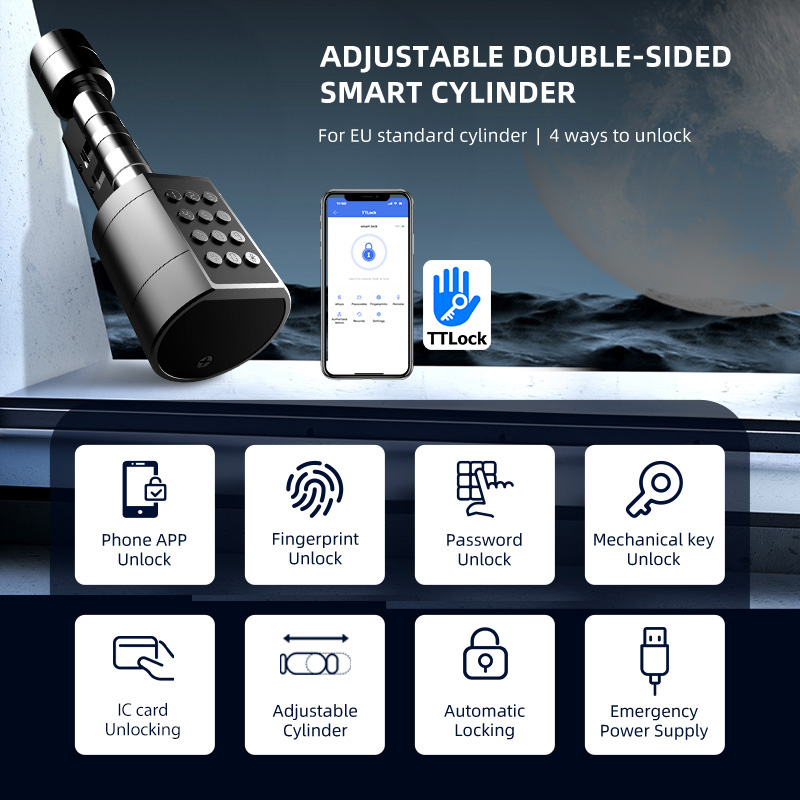 Smart Euro Cylindrical Door Lo - огляд і ціна Home Security Packages
