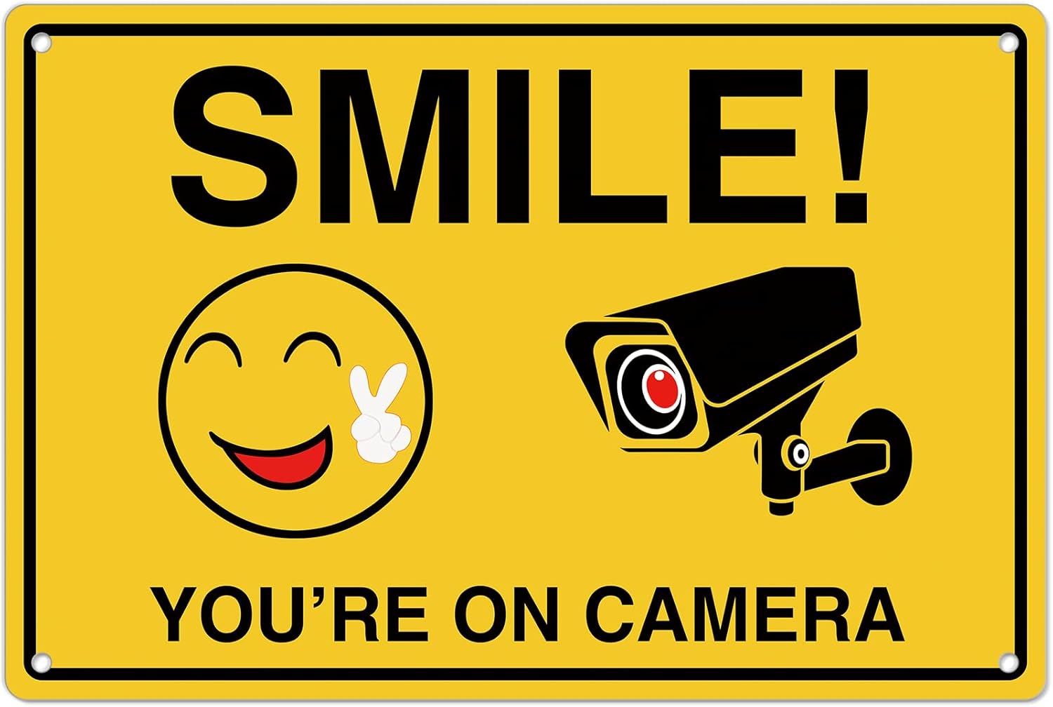Smile Youre On Camera Signs ;  - огляд і ціна Home Security With Cameras