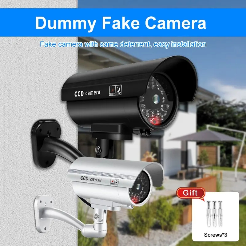 1PC Dummy Security Camera Watr - огляд і ціна Home Security Lights