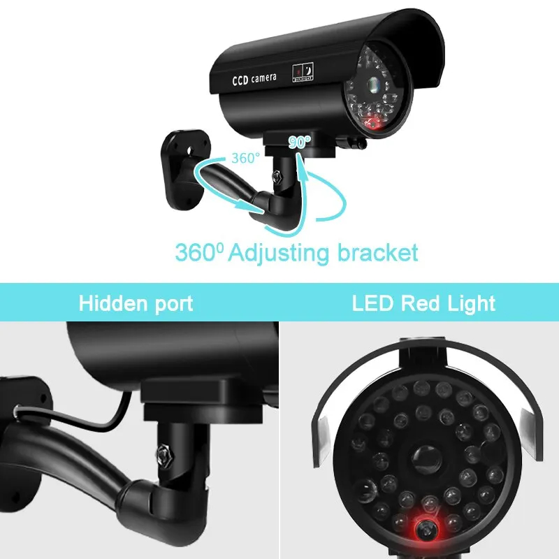 1PC Dummy Security Camera Watr - огляд і ціна Home Security Lights
