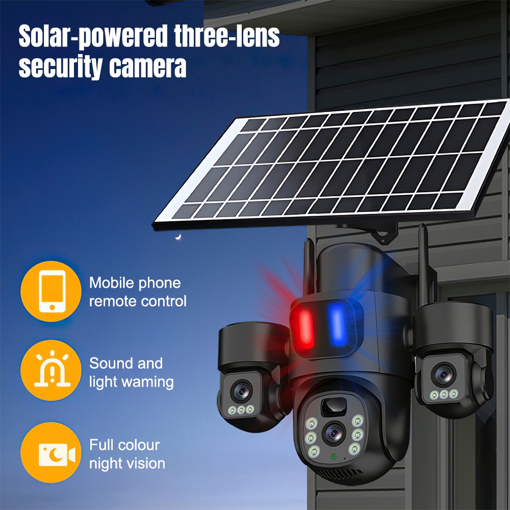 Solar WiFi PTZ Camera Outdoor  - огляд і ціна Home Security Diy