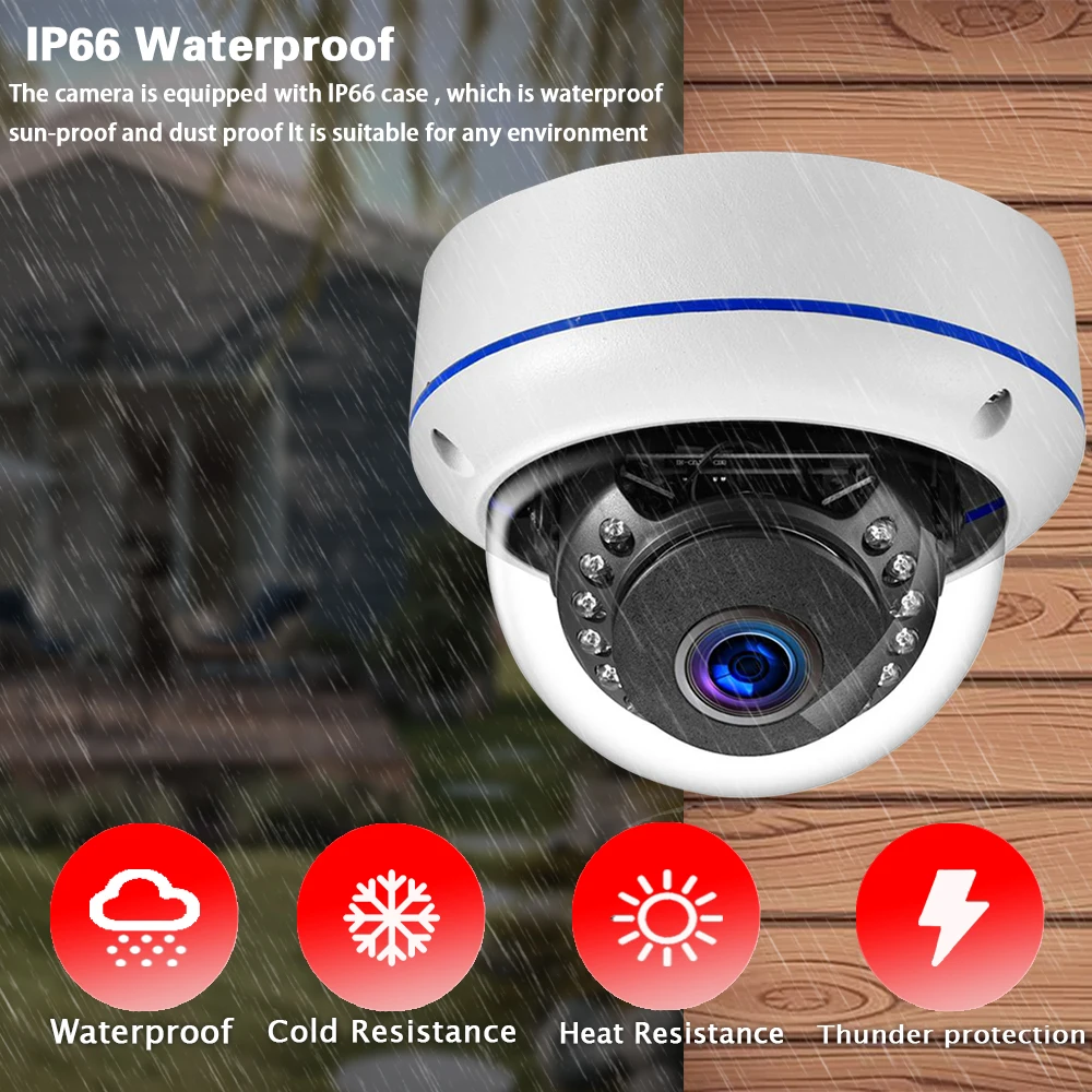 Tuya 5MP POE Dome IP Camera Ou - огляд і ціна Home Yard Security Cameras