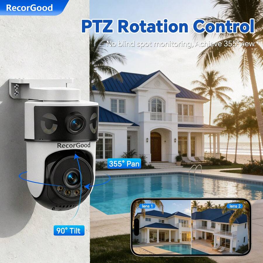 RecorGood Dual-Lens Dual-View  - огляд і ціна Home Security No Monthly Fee