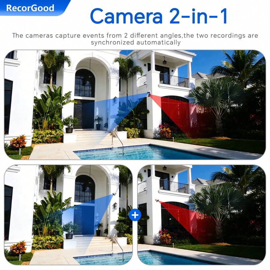 RecorGood Dual-Lens Dual-View  - огляд і ціна Home Security No Monthly Fee