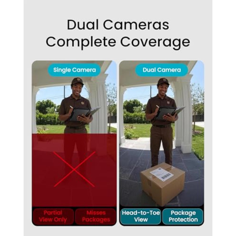 Wireless doorbell camera for h - огляд і ціна Home Security No Subscription