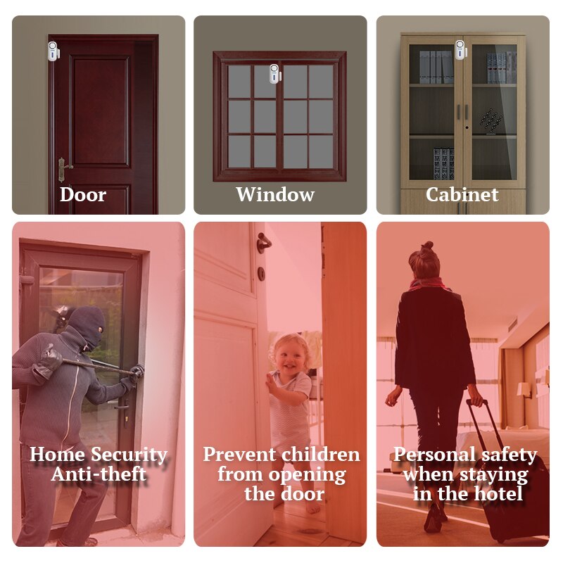 KERUI 120DB Wireless Door/Wind - огляд і ціна Home Security Lights