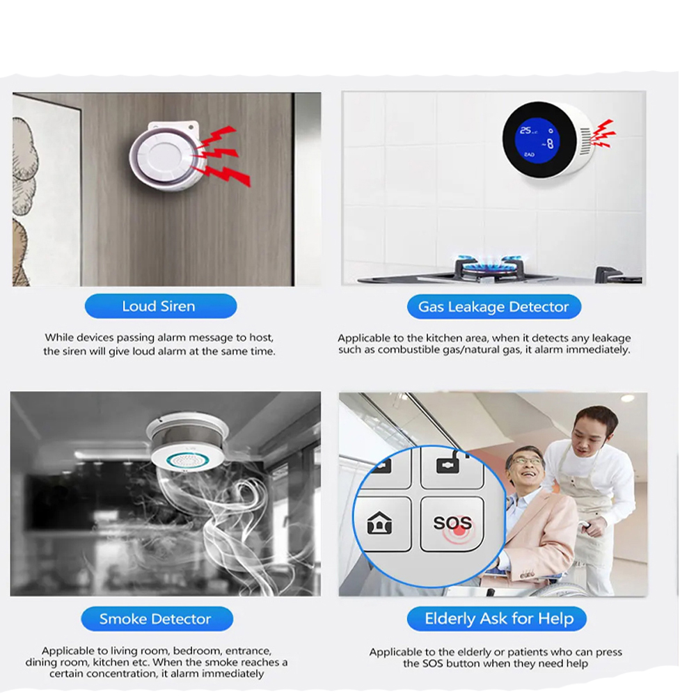PGST 4G Tuya Smart Home Alarm  - огляд і ціна Home Security Diy